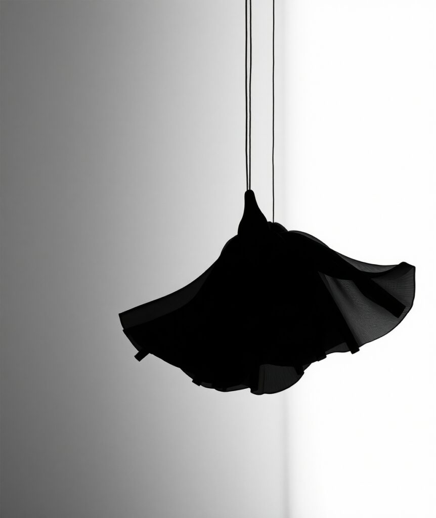Shadows and Light in Monochrome Art – free AI stock image