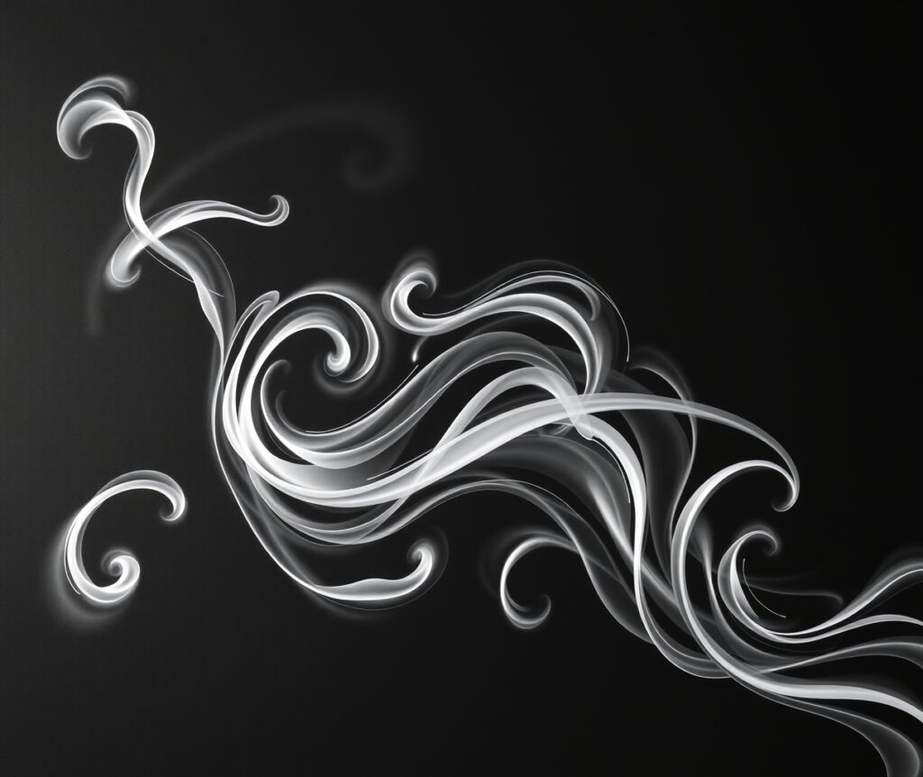 Shadows and Light in Monochrome Serenity – free AI stock image