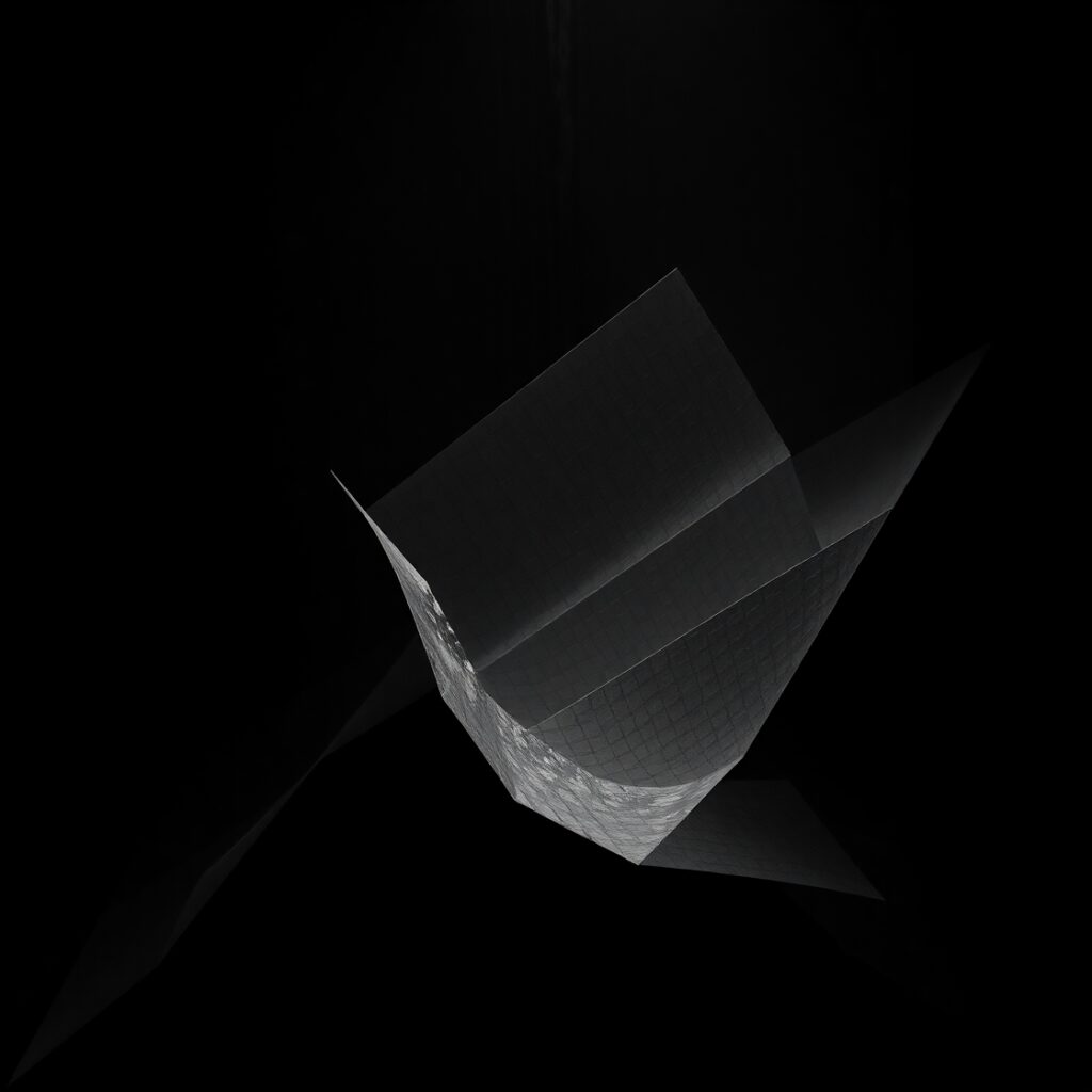 Shadows and Shapes in Black and White – free AI stock image