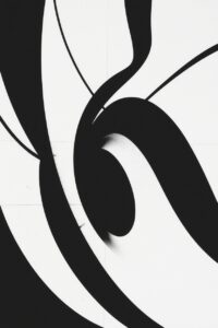 Shadows and Shapes in Monochrome Palette – free AI stock image