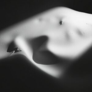 Shadows and Shapes in Monochrome Serenity – free AI stock image
