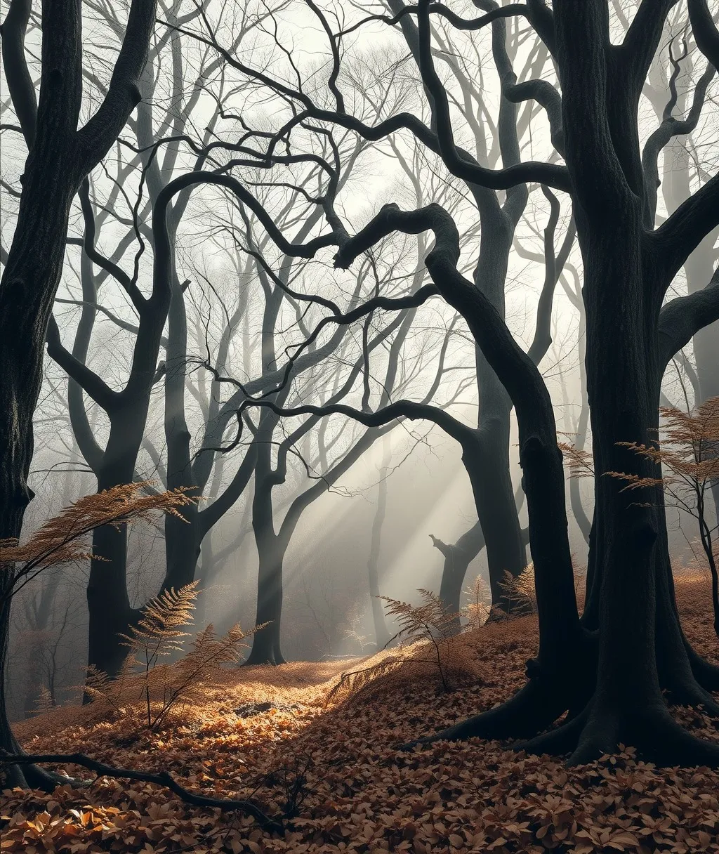 Shadows of a Monochrome Forest