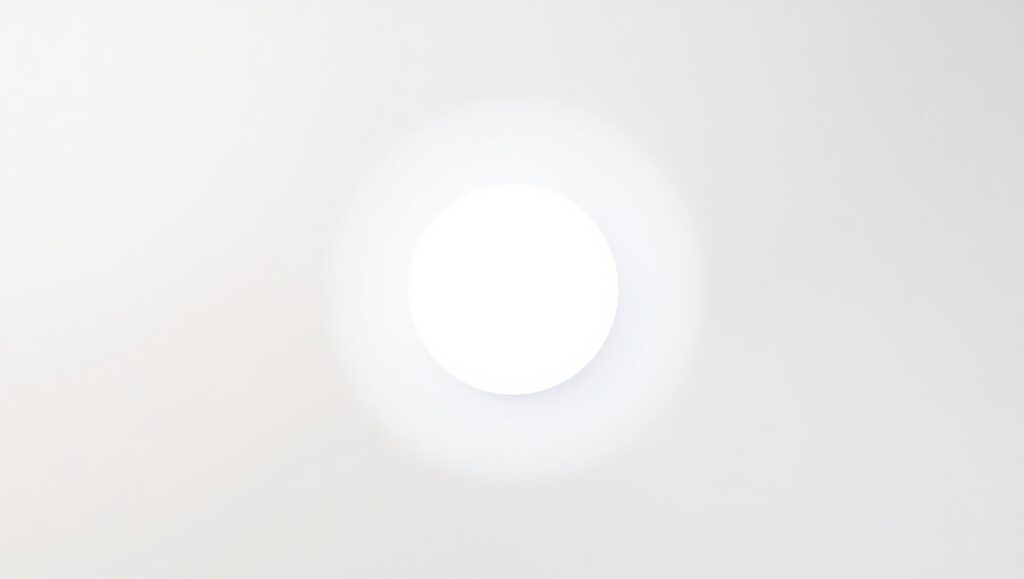 Simple Circle on Soft Background – free AI stock image