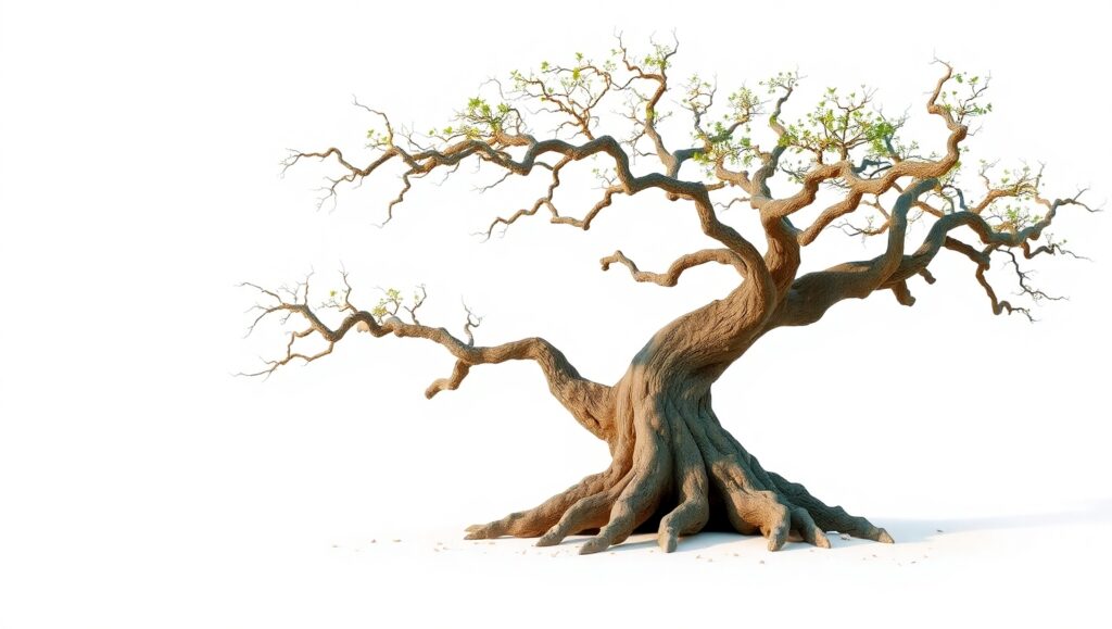 Solitude of a Tree – free AI stock image