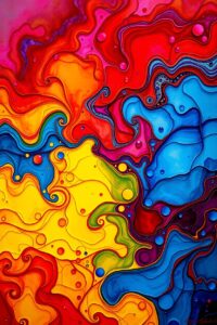 Spectacular Burst of Vibrant Colors – free AI stock image