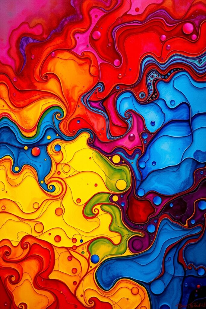 Spectacular Burst of Vibrant Colors – free AI stock image