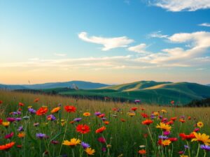 A Spectrum of Vibrant Colors in Nature – free AI stock image