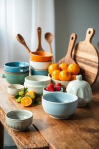 A Still Life of Everyday Kitchen Objects – free AI stock image
