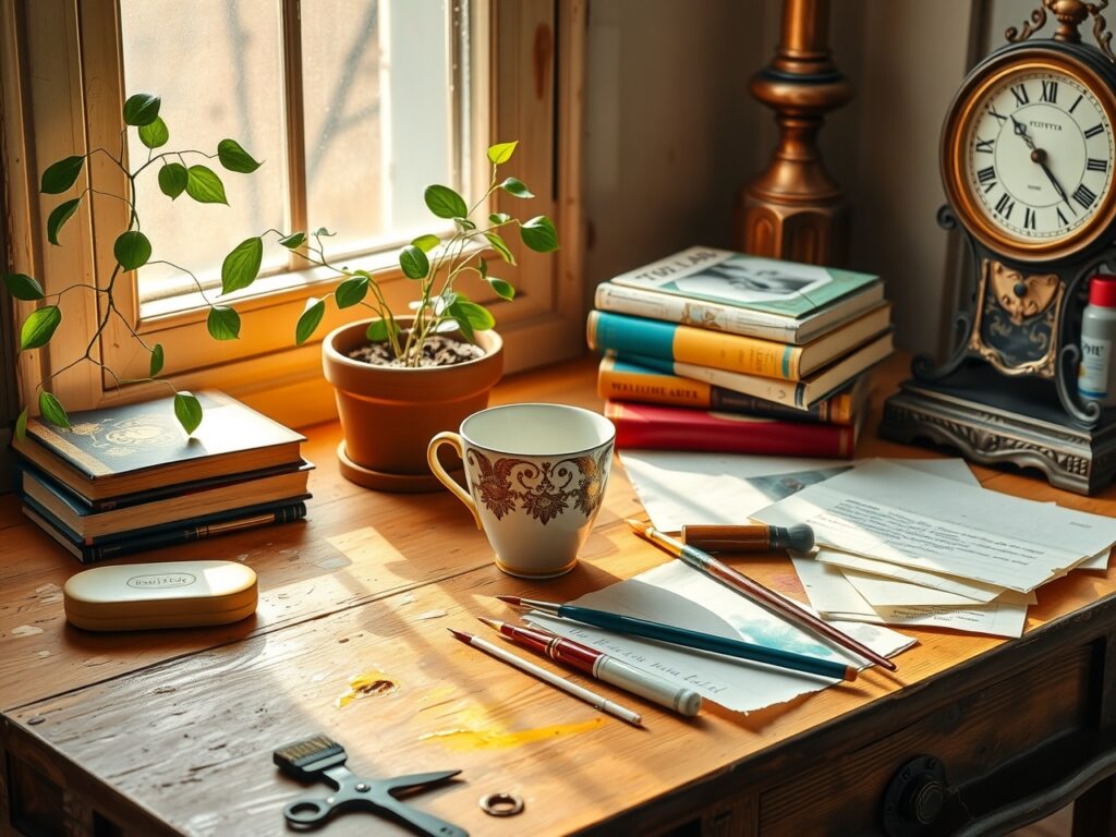 A Still Life of Everyday Objects – free AI stock image
