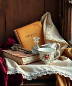 A Still Life of Vintage Objects and Textures – free AI stock image
