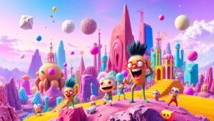 Surreal Dreams: An AI Collage Adventure – free AI stock image
