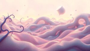Surreal Organic Fusion Landscape – free AI stock image