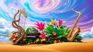 Symphony of Nature and Dreams – free AI stock image