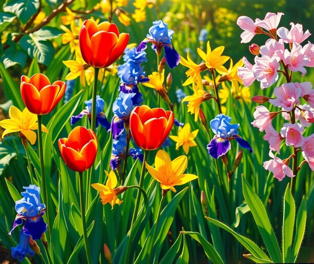 A Symphony of Vibrant Colors in Nature – free AI stock image