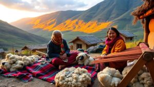 Traditions of the Andes Mountains – free AI stock image
