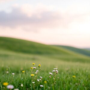 Tranquil Nature Background with Soft Colors – free AI stock image