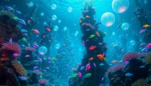 Underwater City of Dreams – free AI stock image