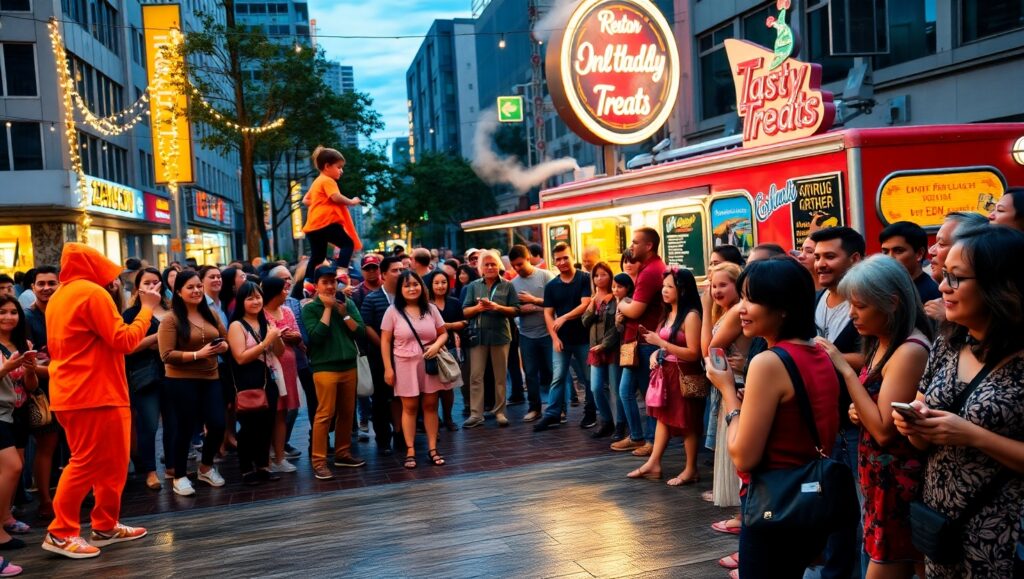 Urban Evening Performance Vibes – free AI stock image