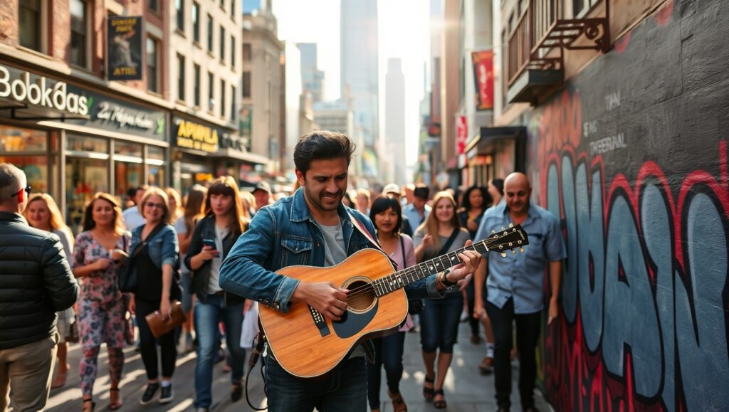 Urban Life in Motion – free AI stock image