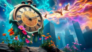 Urban Nature Fusion – free AI stock image