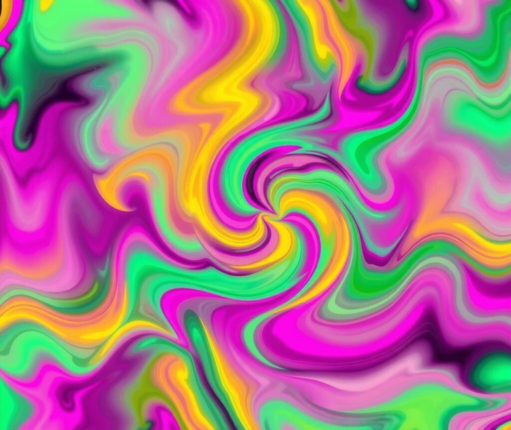 Vibrant Abstract Background with Colorful Shapes – free AI stock image
