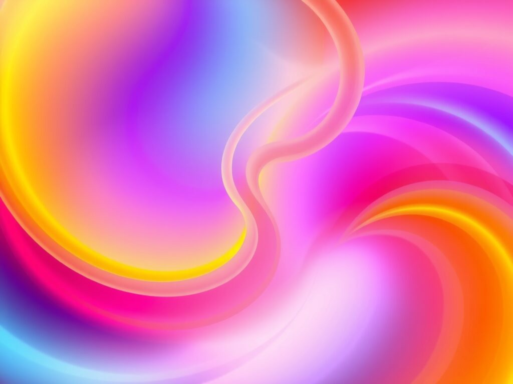 Vibrant Abstract Background with Fluid Shapes – free AI stock image