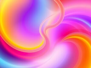 Vibrant Abstract Background with Fluid Shapes – free AI stock image