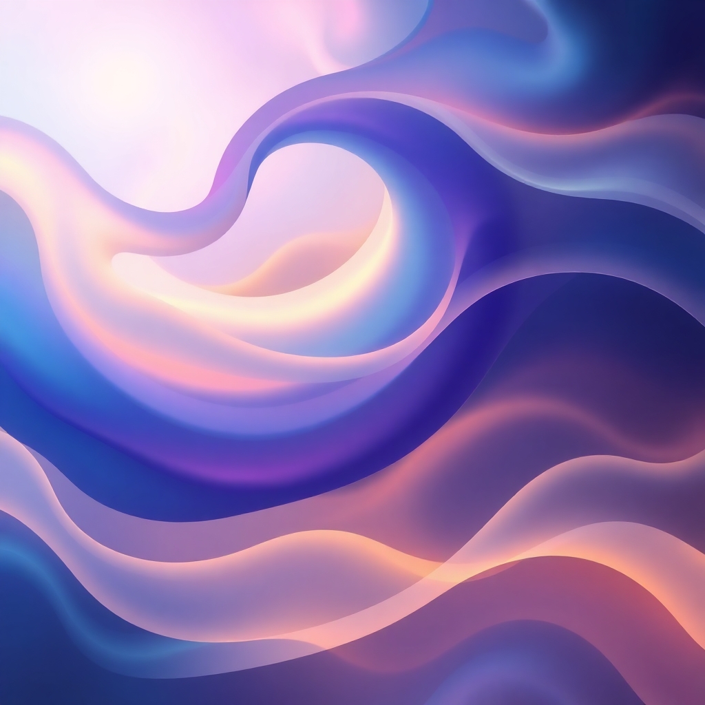 Vibrant Abstract Background with Fluid Shapes – free AI stock image