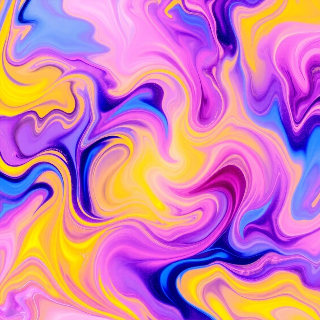 Vibrant Abstract Background with Soft Textures – free AI stock image