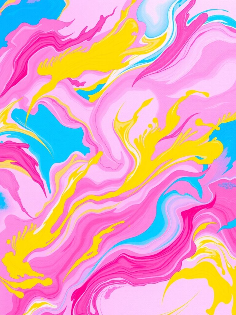 Vibrant Abstract Background with Soft Textures – free AI stock image