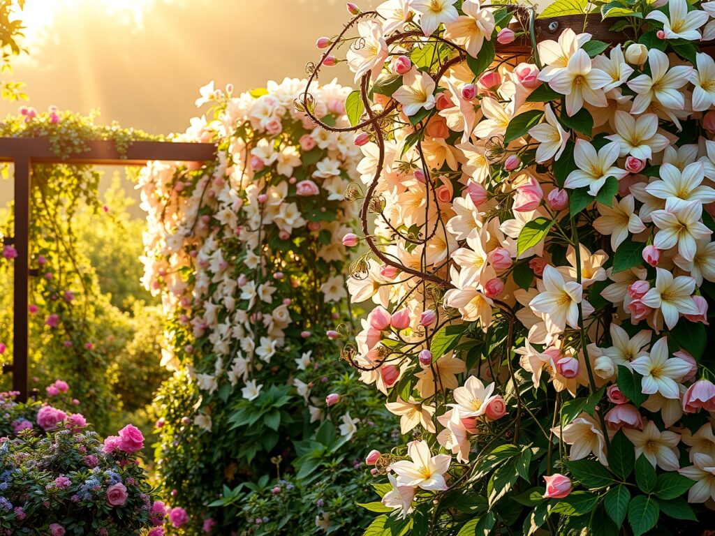 Vibrant Blossoms in a Sunlit Garden – free AI stock image