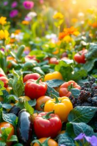 Vibrant Botanicals Promoting Healthy Living – free AI stock image