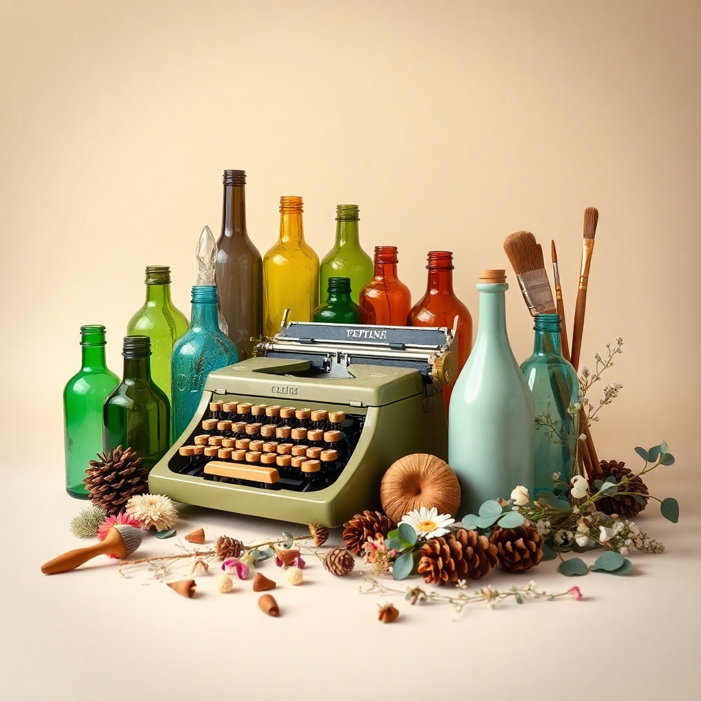 Vibrant Collection of Everyday Objects – free AI stock image