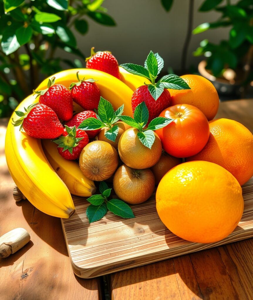 A Vibrant Display of Fresh Fruits – free AI stock image