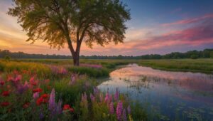 A Vibrant Festival of Colors in Nature – free AI stock image