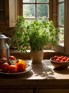 Vibrant Fresh Foods for a Healthier Life – free AI stock image