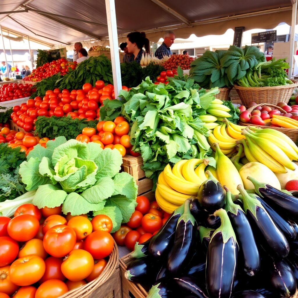 Vibrant Fresh Produce for a Healthy Lifestyle – free AI stock image