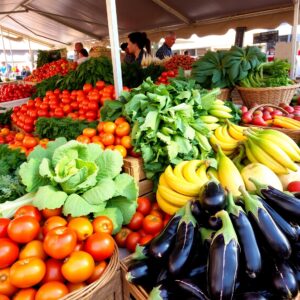 Vibrant Fresh Produce for a Healthy Lifestyle – free AI stock image