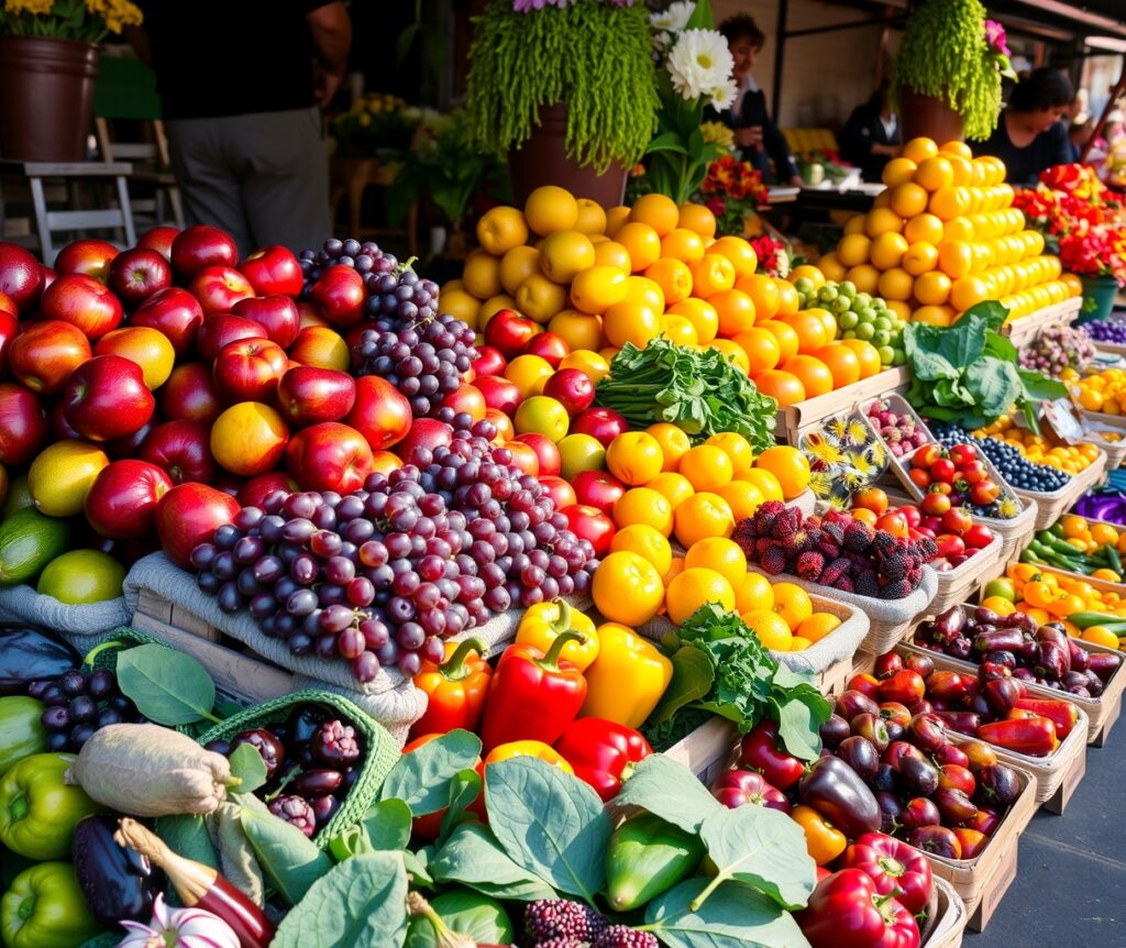 Vibrant Fresh Produce for Healthy Living – free AI stock image