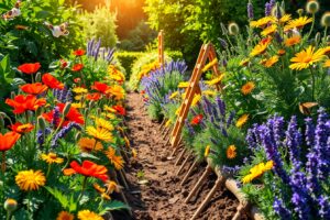 A Vibrant Garden of Health and Wellness – free AI stock image
