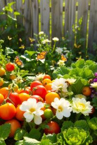 A Vibrant Garden of Fresh Vegetables – free AI stock image