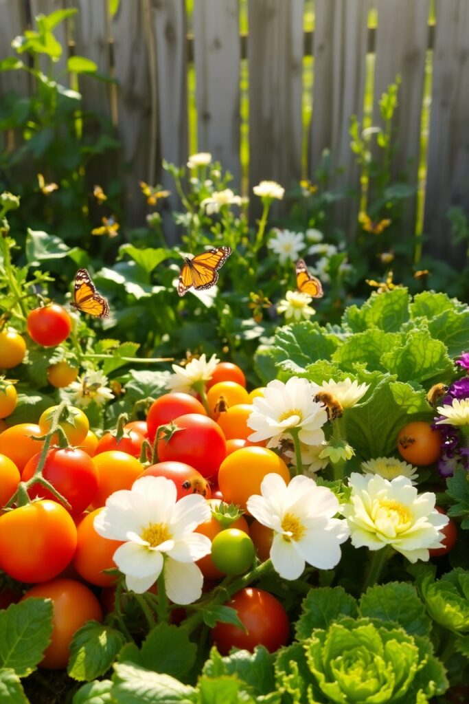 A Vibrant Garden of Fresh Vegetables – free AI stock image
