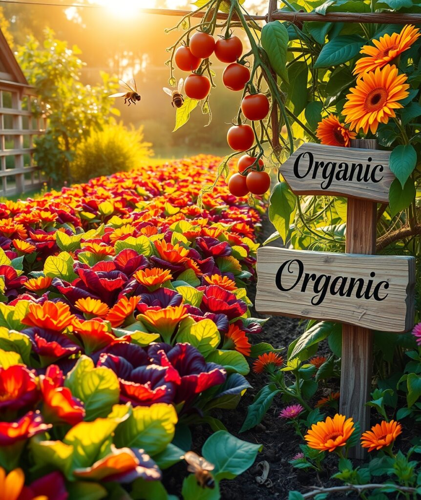 Vibrant Garden of Fresh Vegetables – free AI stock image