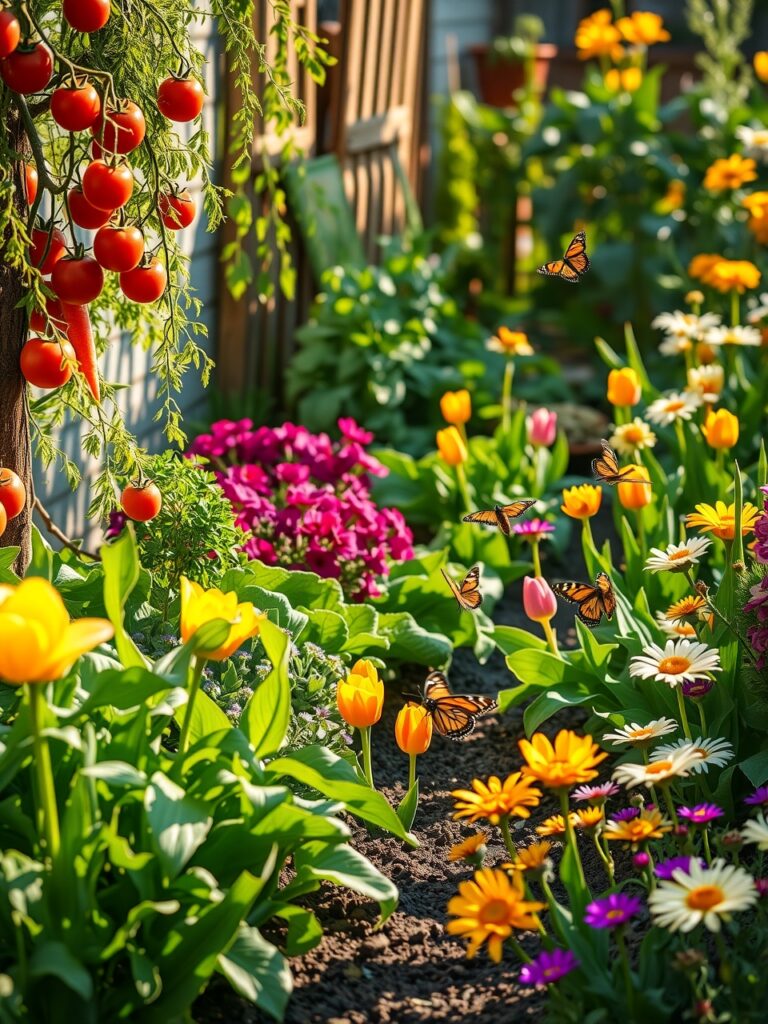 A Vibrant Garden of Healthy Vegetables – free AI stock image