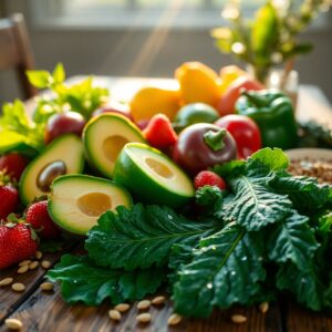 Vibrant Health Through Nutrient-Rich Foods – free AI stock image