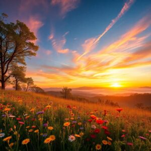 Vibrant Palette of Nature’s Colors – free AI stock image