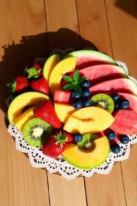 Vibrant Platter of Fresh Seasonal Fruits – free AI stock image