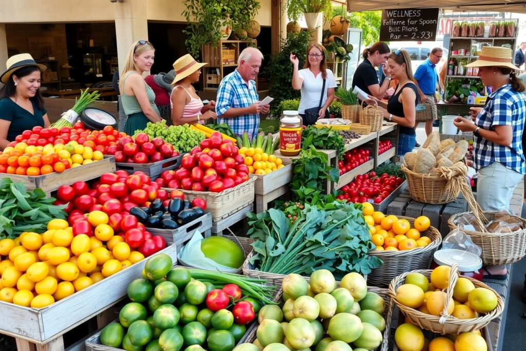 Vibrant Produce Market for Healthy Living – free AI stock image