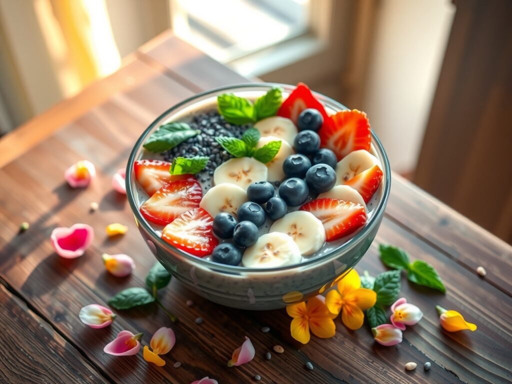 A Vibrant Smoothie Bowl of Health – free AI stock image