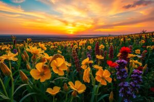 Vibrant Spectrum of Nature’s Colors – free AI stock image